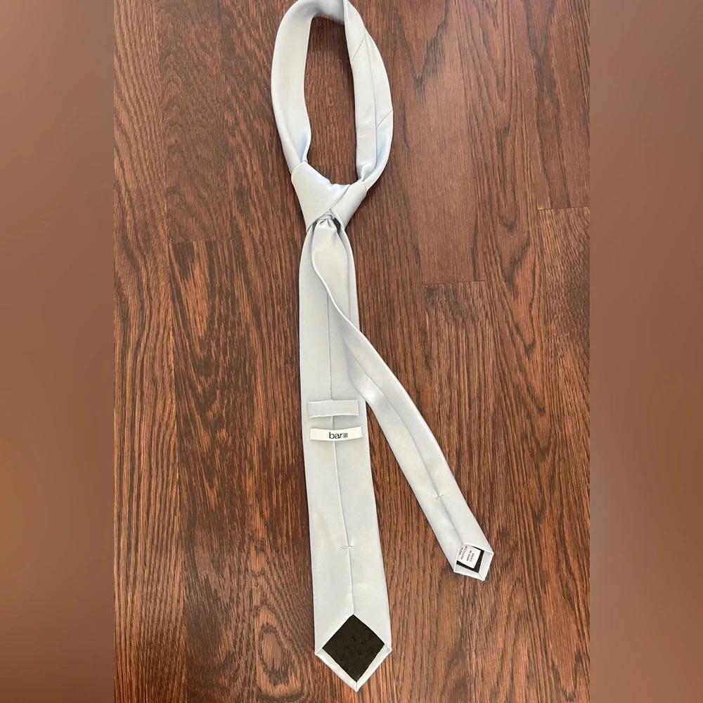 Boys Light Blue Tie - Bar III Brand